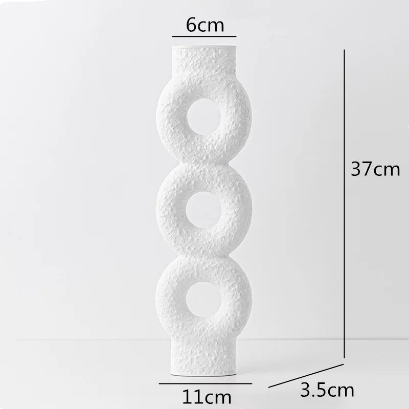 Geometry Circular Ceramic Vase