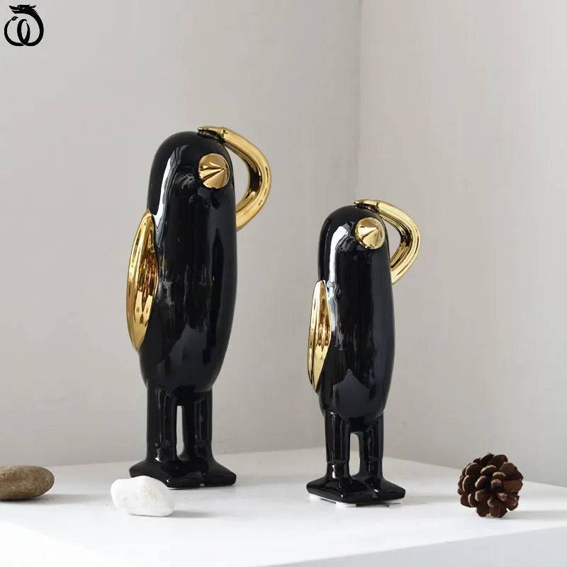 Penguin Ceramic table decor