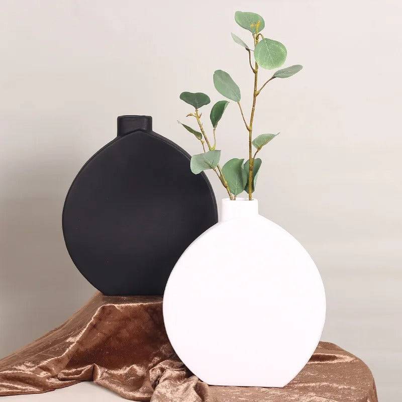 Boho Style Metal table Vase-  Set of 2