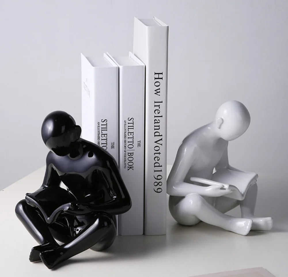 Reading humans bookends 1 piece