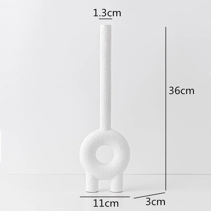 Geometry Circular Ceramic Vase