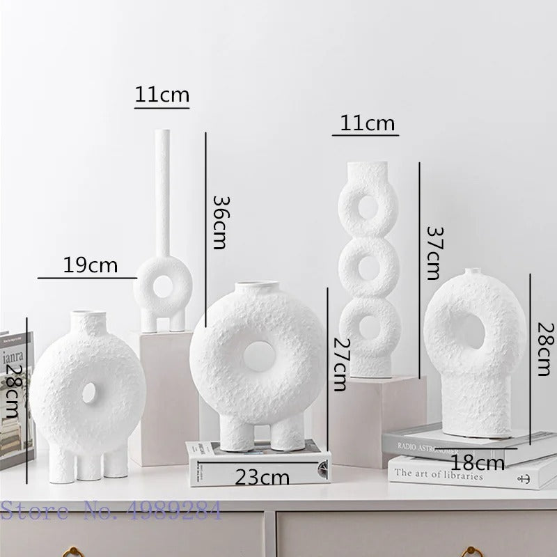 Geometry Circular Ceramic Vase