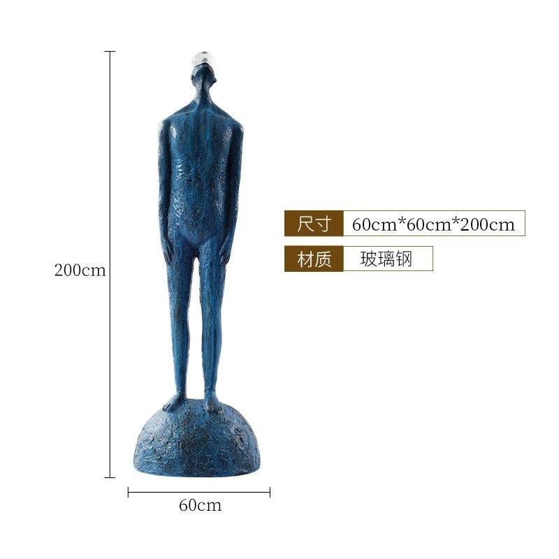 Bubble Blowing Standing Human table decor