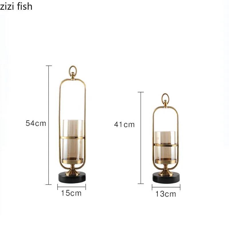 Brown glass Tabletop Vase