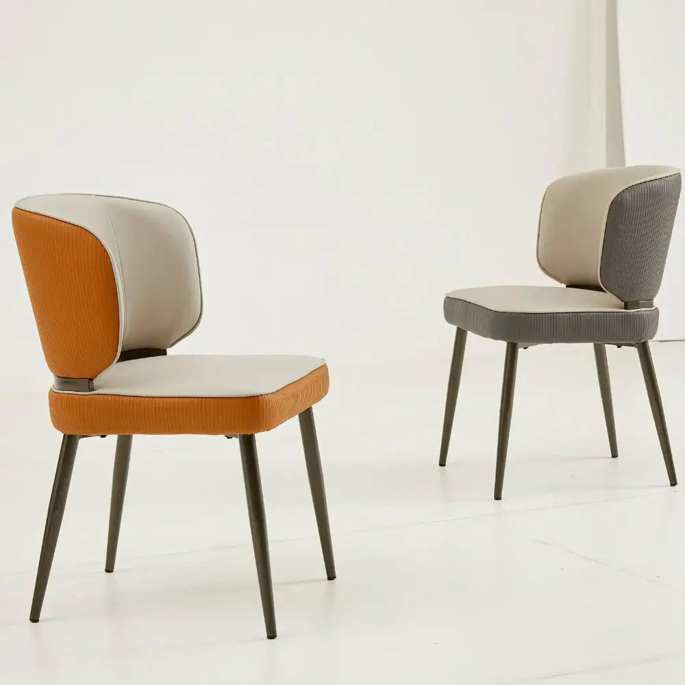 a couple of chairs sitting next to each other