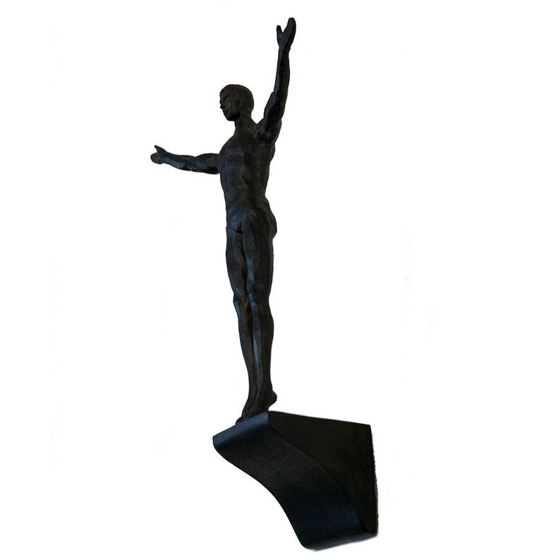 Nordic Style Man Standing on the edge Wall Decor - 1 piece
