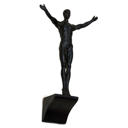 Nordic Style Man Standing on the edge Wall Decor - 1 piece