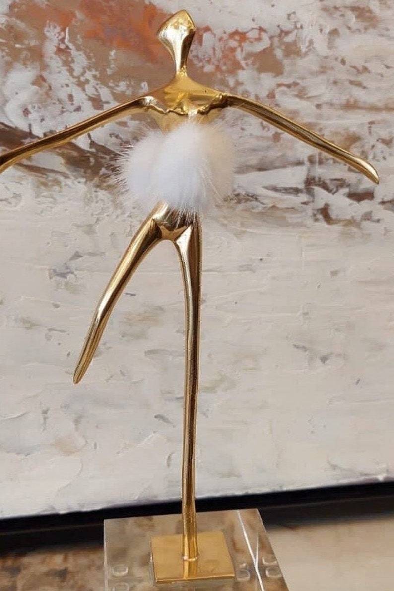 Ballet Gold Lady table decor - Set of 2