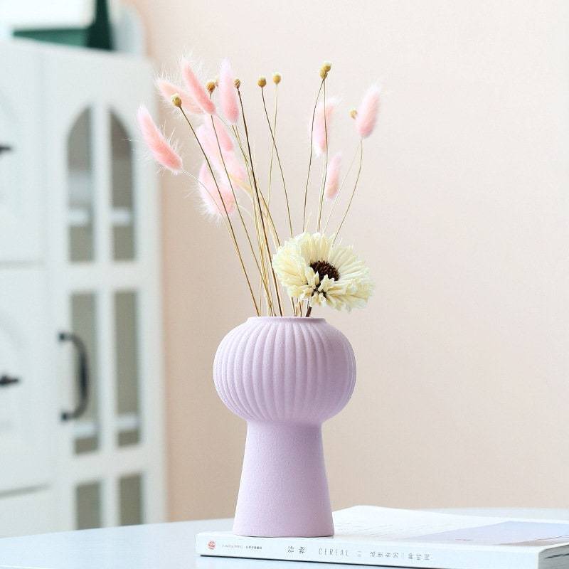 Boho Ceramic table Vase- Set of 4