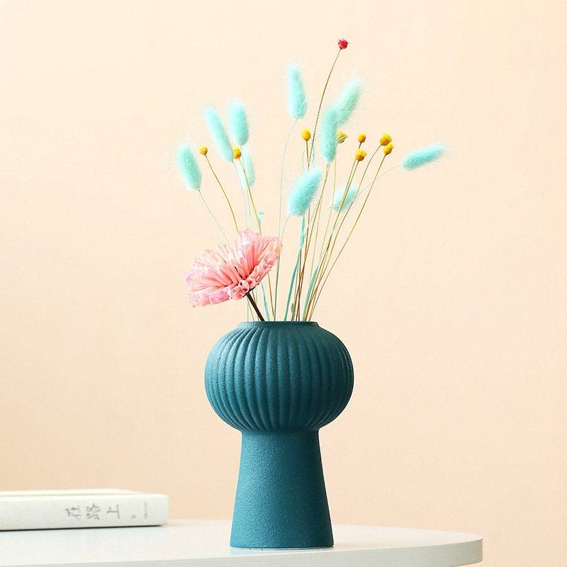 Boho Ceramic table Vase- Set of 4