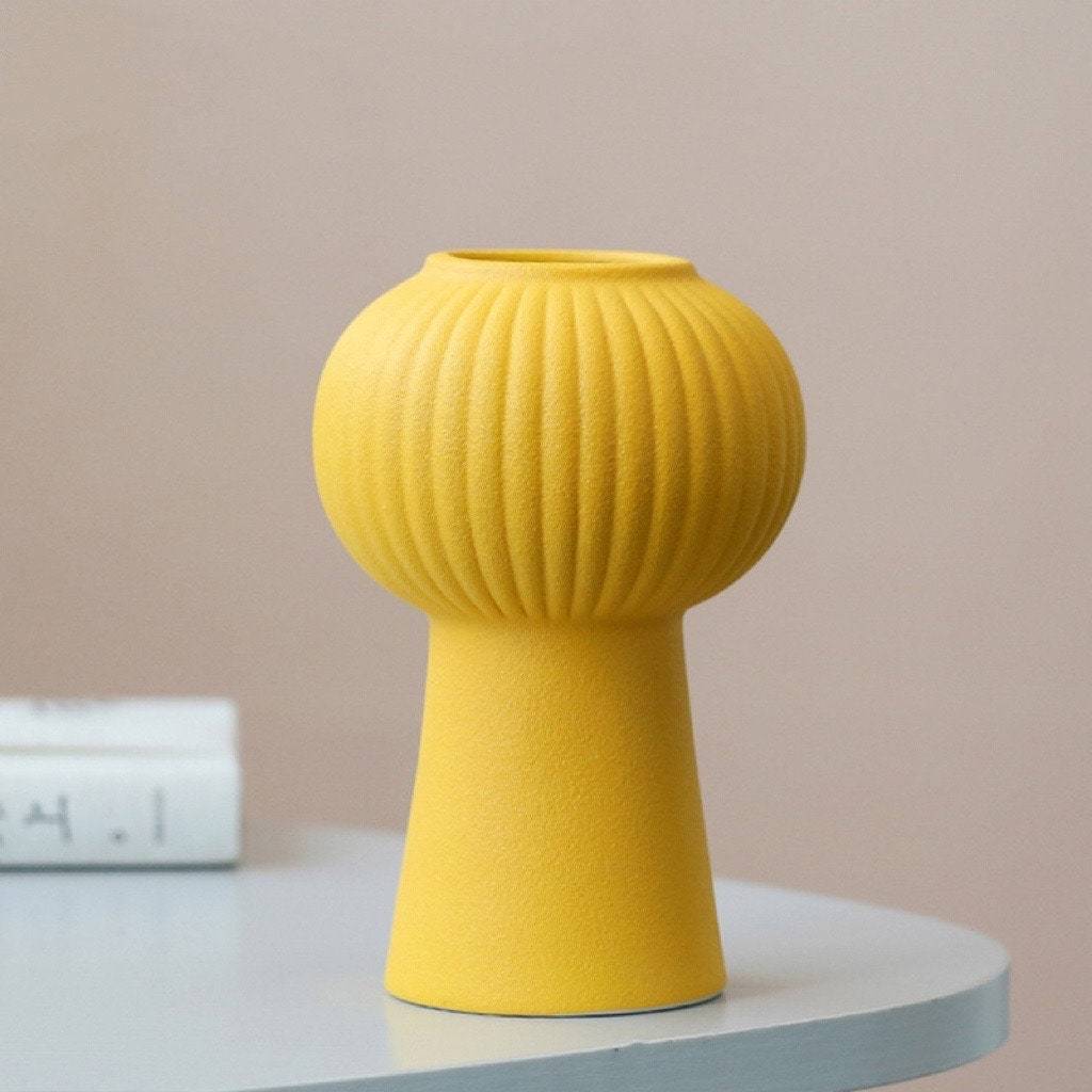 Boho Ceramic table Vase- Set of 4