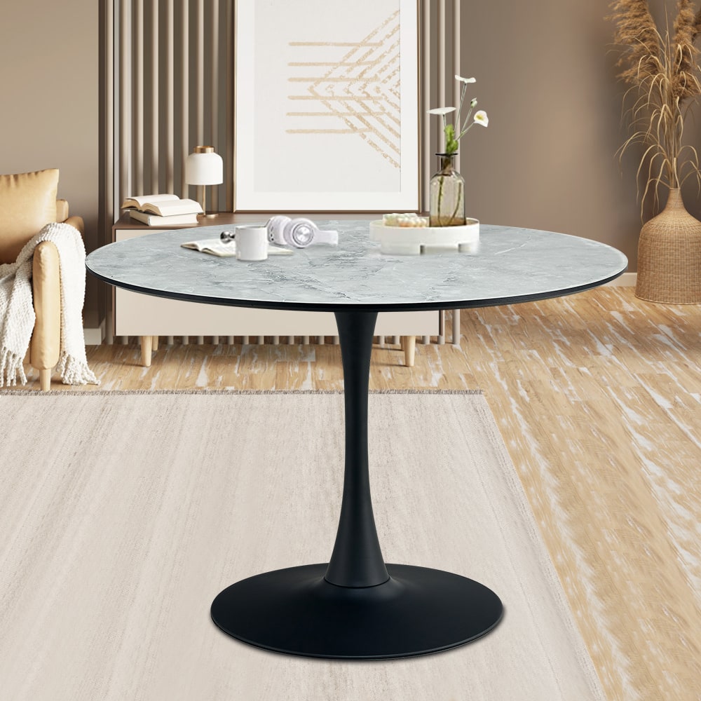 minimal center table featuring a luxurious marble top