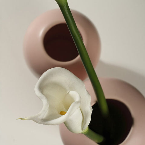 High Tube minimalistic ceramic vase