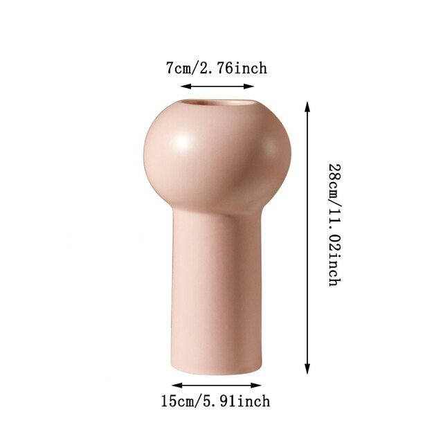 High Tube minimalistic ceramic vase