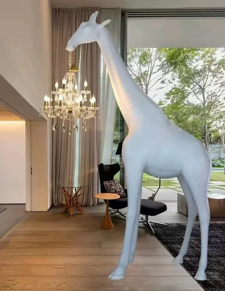 stunning giraffe floor lamp chandelier