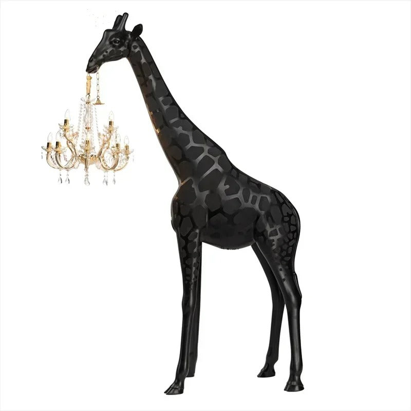 stunning giraffe floor lamp chandelier